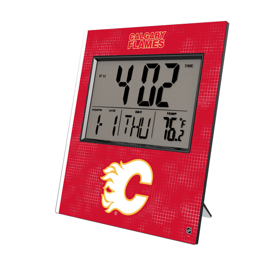 Calgary Flames Hatch Wall Clock-0