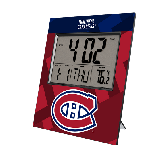 Montreal Canadiens Color Block Wall Clock-0