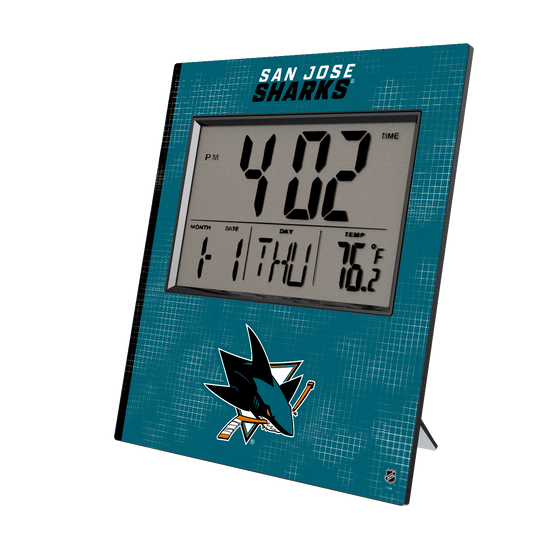 San Jose Sharks Hatch Wall Clock-0