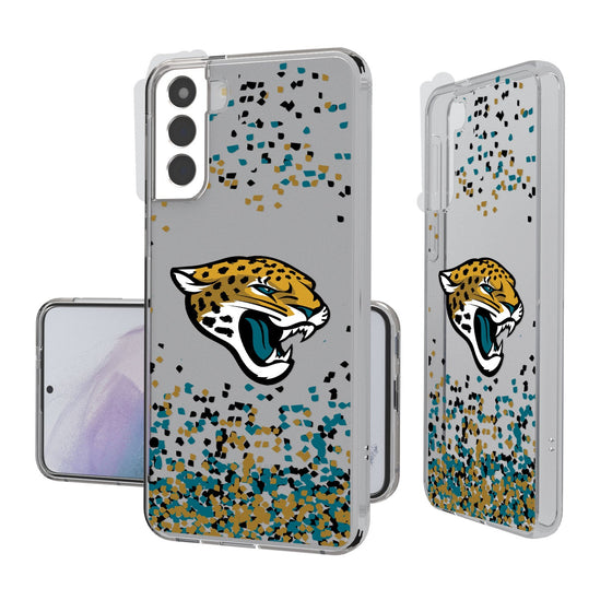 Jacksonville Jaguars Confetti Clear Case - 757 Sports Collectibles