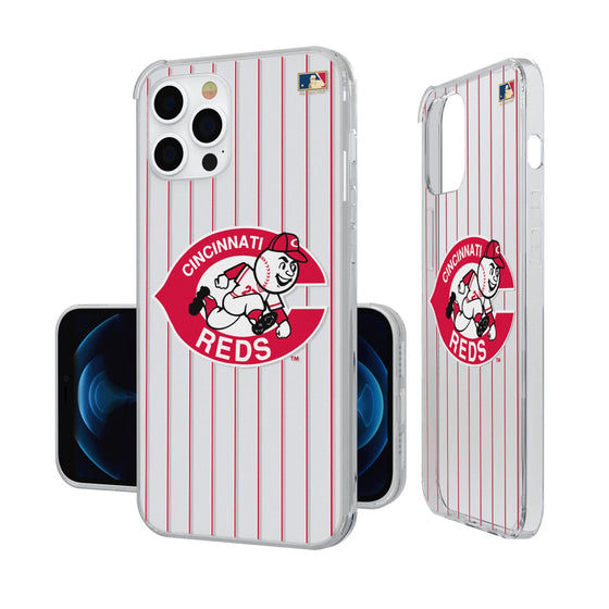 Cincinnati Reds 1978-1992 - Cooperstown Collection Pinstripe Clear Case - 757 Sports Collectibles