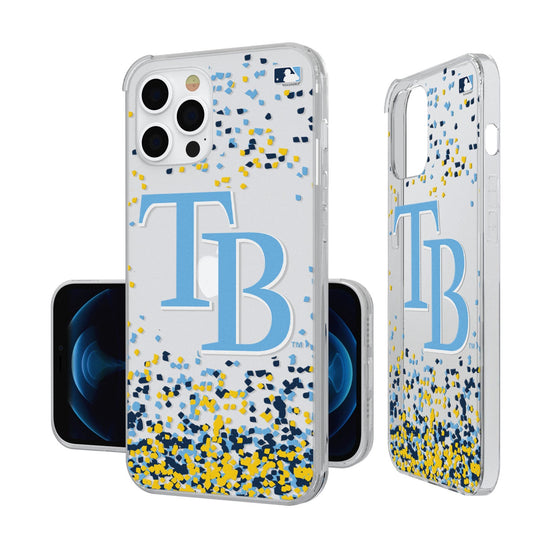 Tampa Bay Rays Confetti Clear Case - 757 Sports Collectibles
