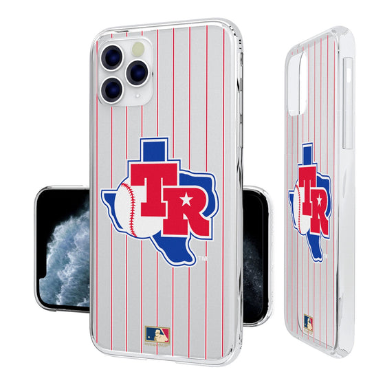 Texas Rangers 1981-1983 - Cooperstown Collection Pinstripe Clear Case - 757 Sports Collectibles