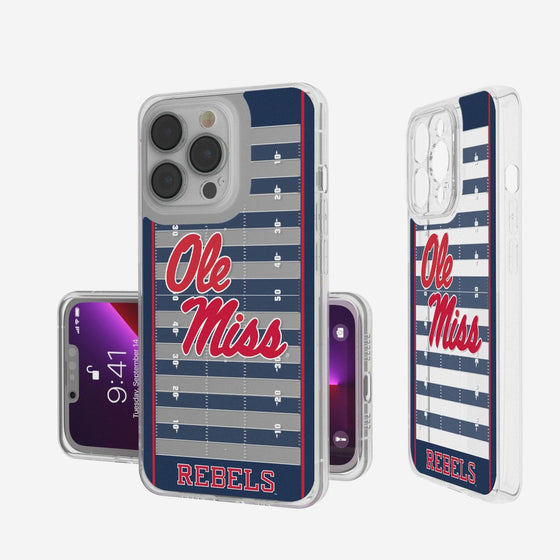 Mississippi Ole Miss Rebels Football Field Clear Case-0
