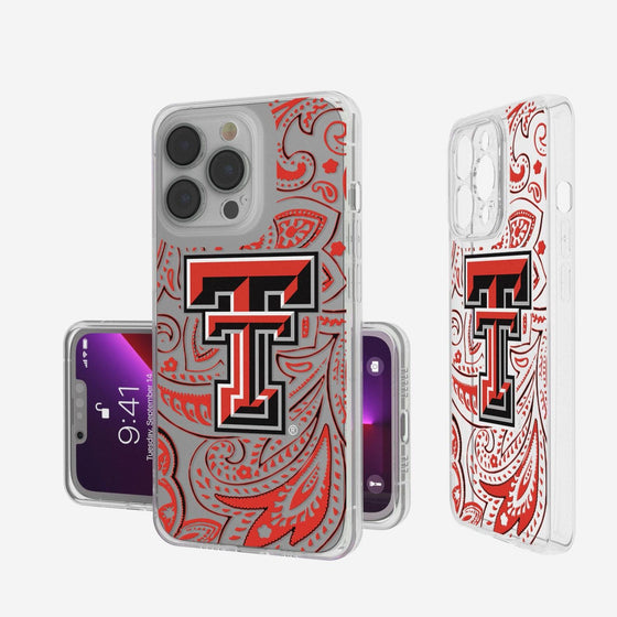 Texas Tech Red Raiders Paisley Clear Case-0
