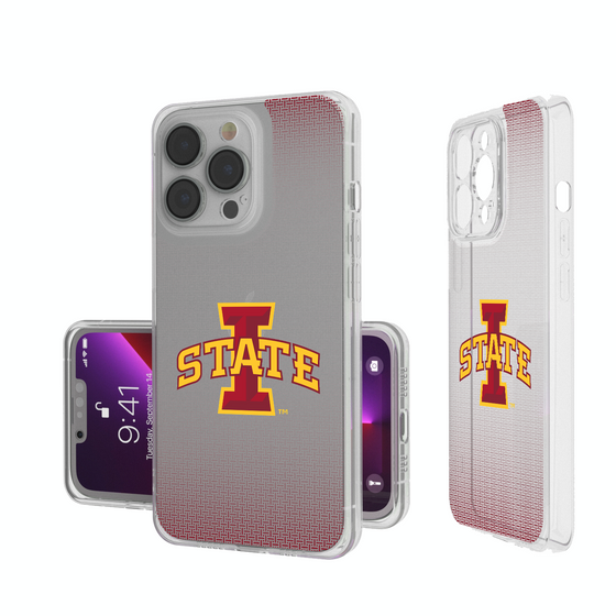 Iowa State Cyclones Linen Clear Phone Case-0