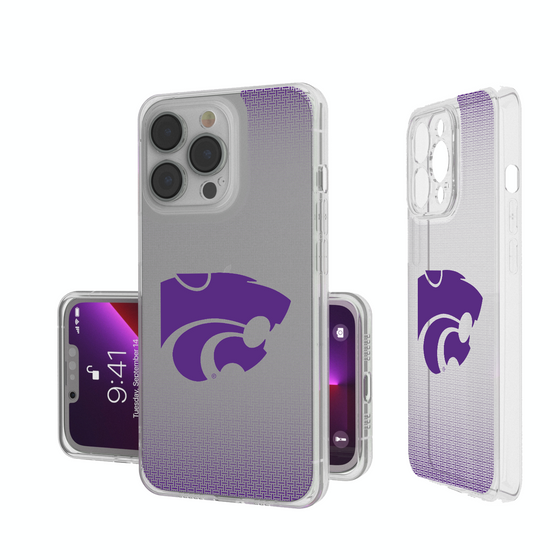 Kansas State Wildcats Linen Clear Phone Case-0