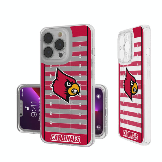 Louisville Cardinals Football Field Clear Case-0