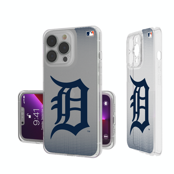 Detroit Tigers Linen Clear Phone Case-0