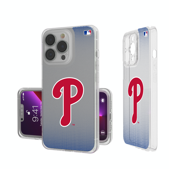 Philadelphia Phillies Linen Clear Phone Case-0