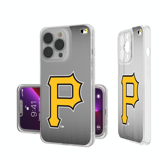 Pittsburgh Pirates Linen Clear Phone Case-0