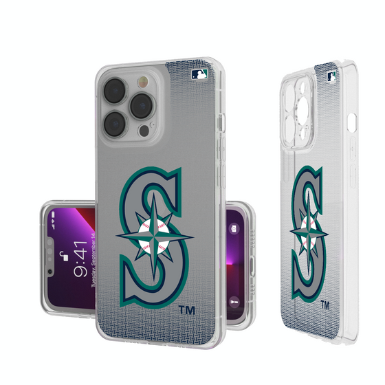 Seattle Mariners Linen Clear Phone Case-0