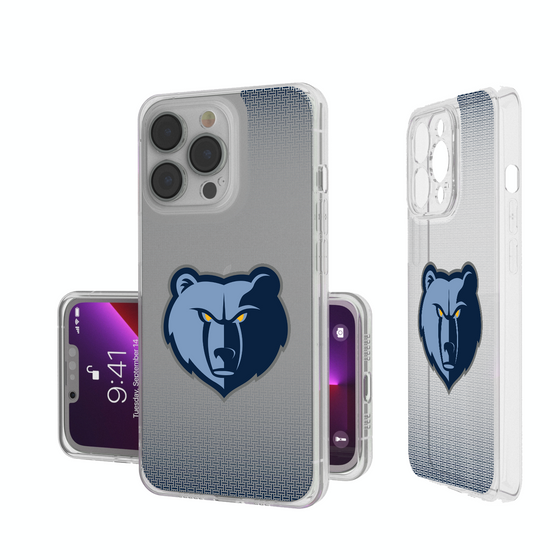 Memphis Grizzlies Linen Clear Phone Case-0