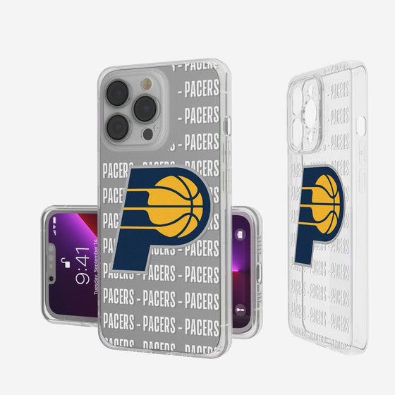 Indiana Pacers Blackletter Clear Case-0