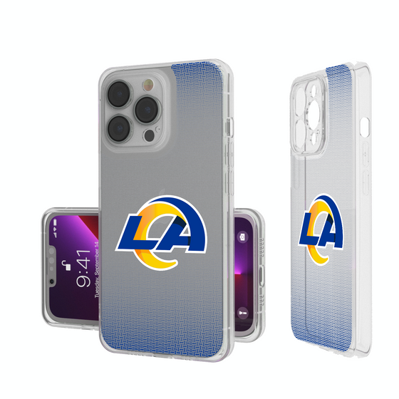 Los Angeles Rams Linen Clear Phone Case-0