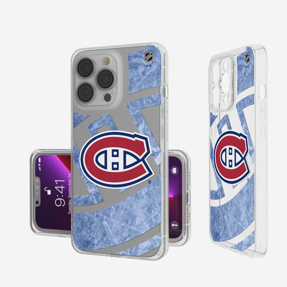 Montreal Canadiens Ice Tilt Clear Case-0
