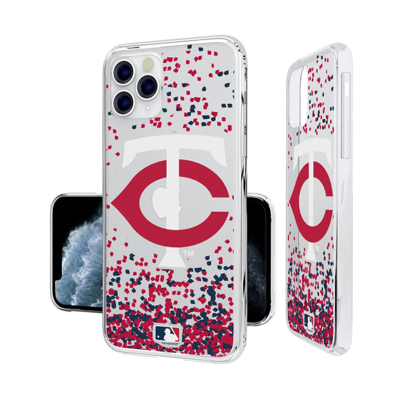 Minnesota Twins Confetti Clear Case - 757 Sports Collectibles