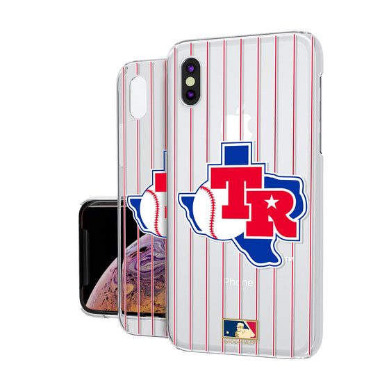 Texas Rangers 1981-1983 - Cooperstown Collection Pinstripe Clear Case - 757 Sports Collectibles
