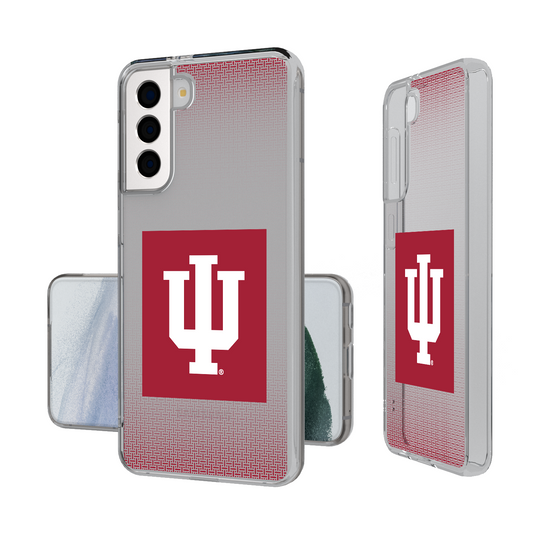 Indiana Hoosiers Linen Clear Phone Case-1