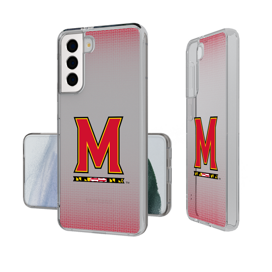 Maryland Terrapins Linen Clear Phone Case-1