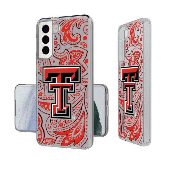 Texas Tech Red Raiders Paisley Clear Case-1