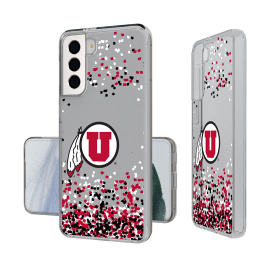 Utah Utes Confetti Clear Case-1