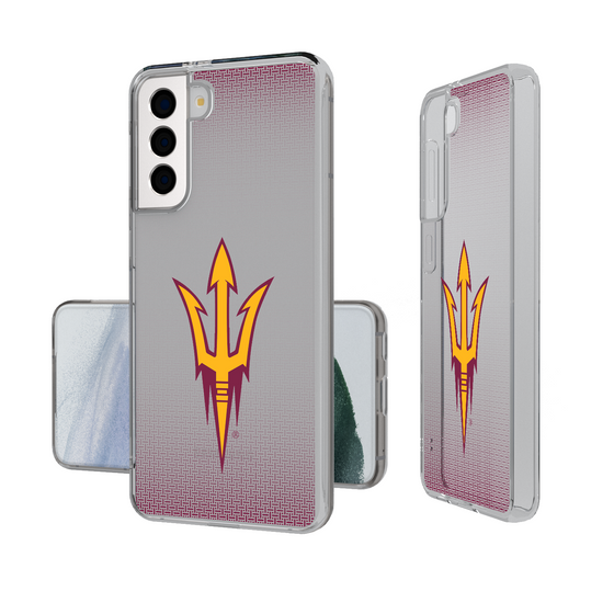 Arizona State Sun Devils Linen Clear Phone Case-1