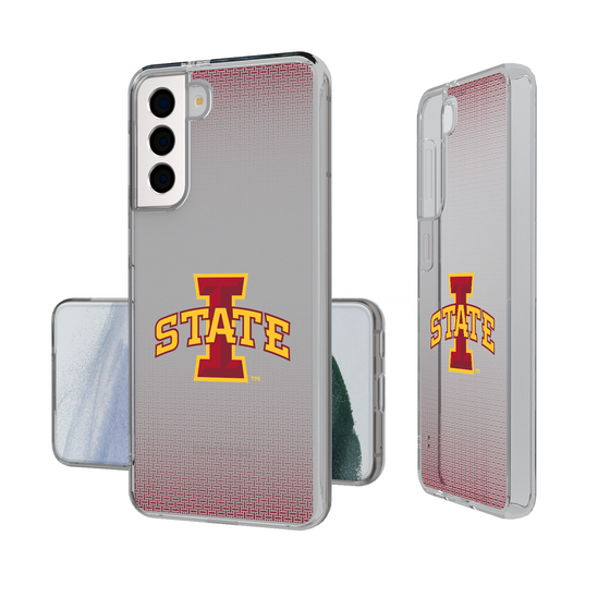 Iowa State Cyclones Linen Clear Phone Case-1