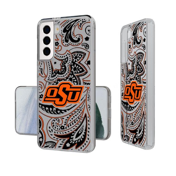 Oklahoma State Cowboys Paisley Clear Case-1