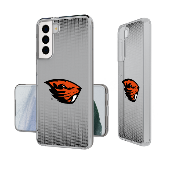 Oregon State Beavers Linen Clear Phone Case-1