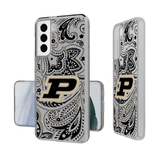 Purdue Boilermakers Paisley Clear Case-1