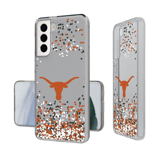 Texas Longhorns Confetti Clear Case-1