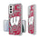 Wisconsin Badgers Paisley Clear Case-1