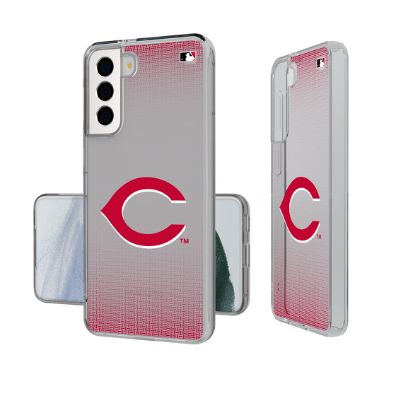 Cincinnati Reds Linen Clear Phone Case-1