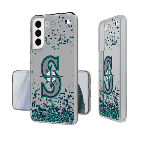 Seattle Mariners Confetti Clear Case - 757 Sports Collectibles