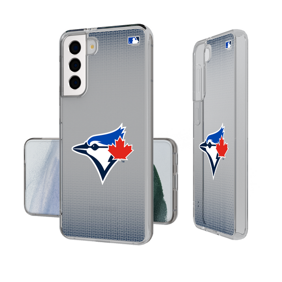 Toronto Blue Jays Linen Clear Phone Case-1