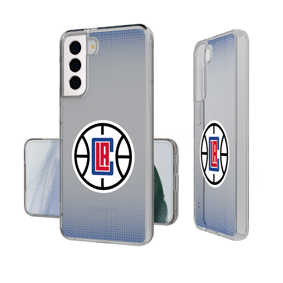 Los Angeles Clippers Linen Clear Phone Case-1