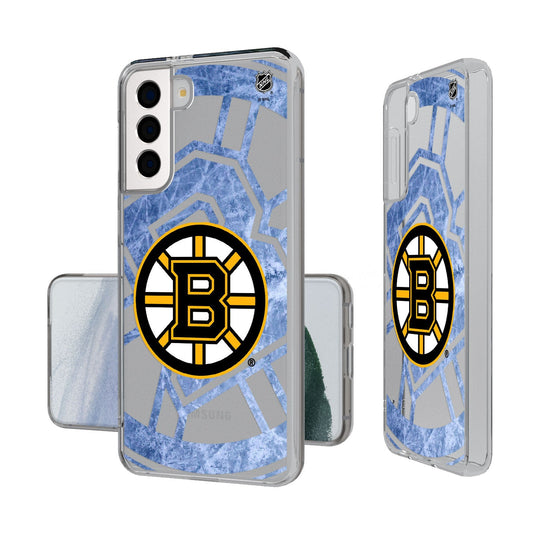 Boston Bruins Ice Tilt Clear Case-1