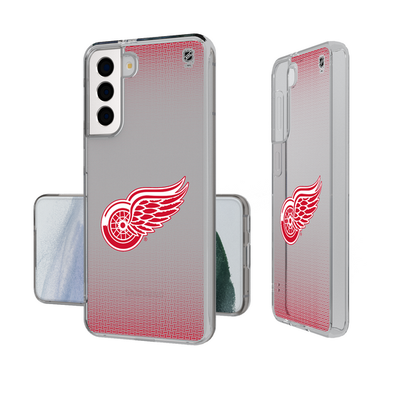 Detroit Red Wings Linen Clear Phone Case-1