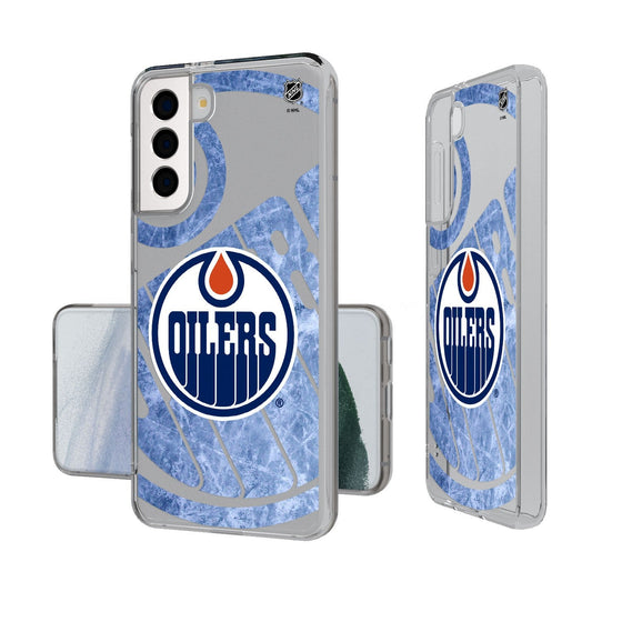 Edmonton Oilers Ice Tilt Clear Case-1