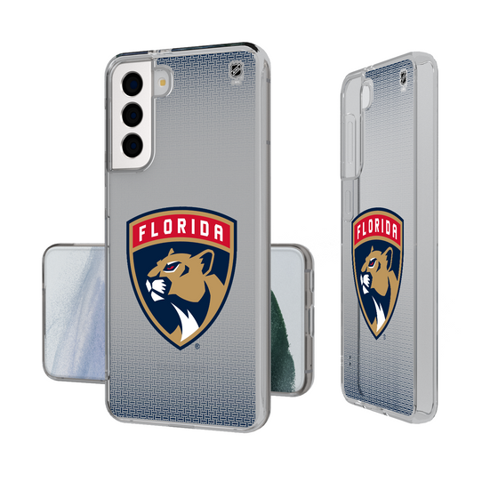 Florida Panthers Linen Clear Phone Case-1