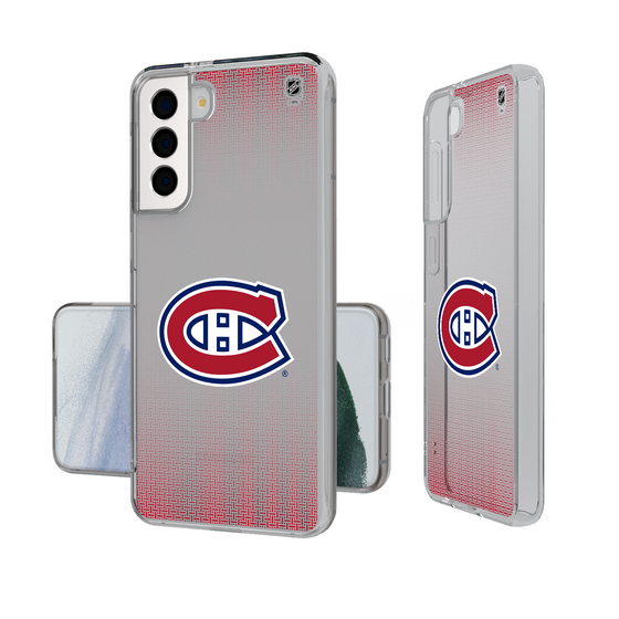 Montreal Canadiens Linen Clear Phone Case-1