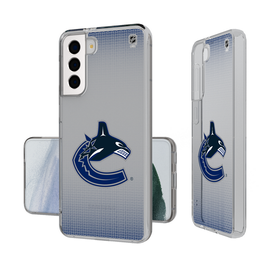 Vancouver Canucks Linen Clear Phone Case-1