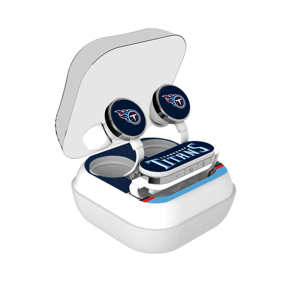 Tennessee Titans Stripe Wireless Earbuds - 757 Sports Collectibles