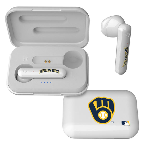 Milwaukee Brewers Insignia Wireless Earbuds - 757 Sports Collectibles