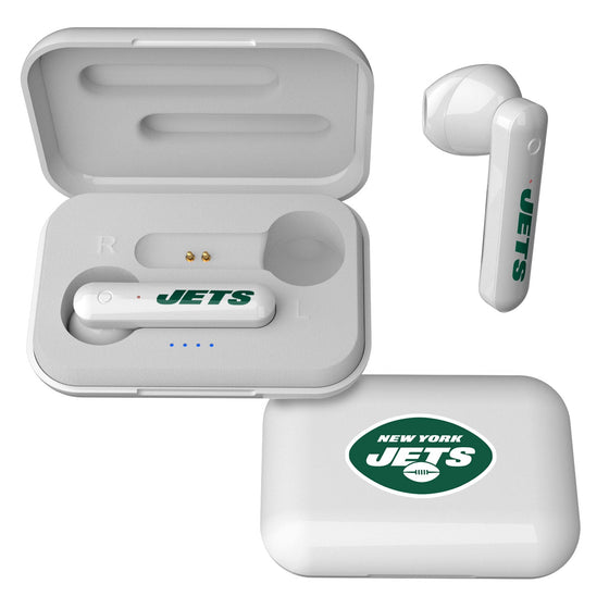 New York Jets Insignia Wireless Earbuds - 757 Sports Collectibles