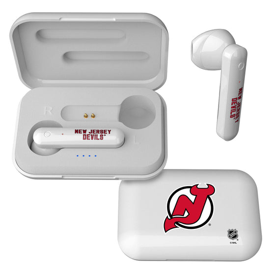 New Jersey Devils Insignia Wireless Earbuds-0