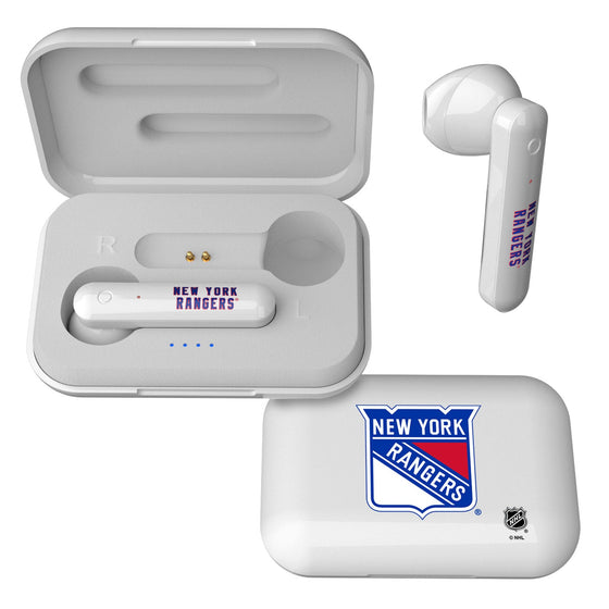 New York Rangers Insignia Wireless Earbuds-0