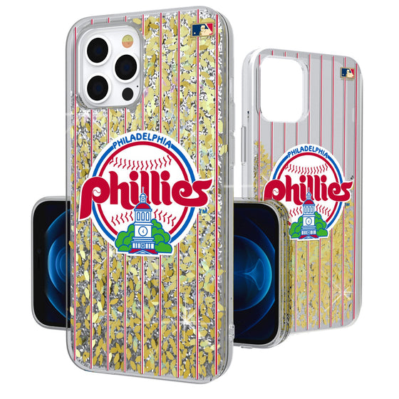 Philadelphia Phillies 1984-1991 - Cooperstown Collection Pinstripe Gold Glitter Case - 757 Sports Collectibles