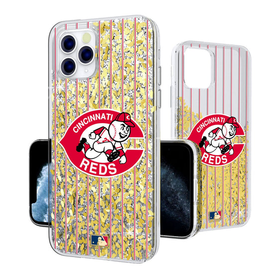 Cincinnati Reds 1978-1992 - Cooperstown Collection Pinstripe Gold Glitter Case - 757 Sports Collectibles